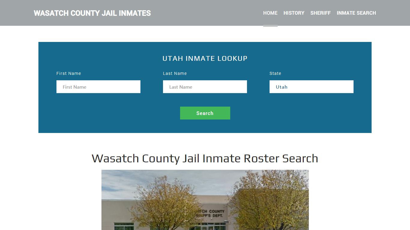 Wasatch County Jail Inmate Roster Lookup, Heber, UT